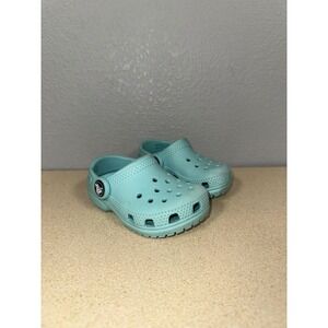 Kids Crocs Baby Blue Blue Comfort Slip On Size C5